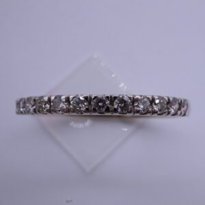 TD8453 "Eternity" 18K Yellow Gold Ring with Diamonds