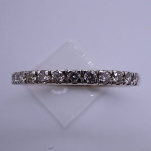 TD8453 "Eternity" 18K Yellow Gold Ring with Diamonds