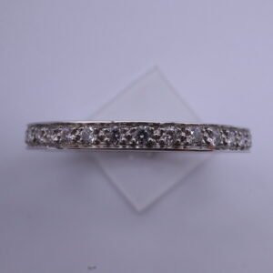 TD8606 "Eternity" 18K White Gold Ring with Diamonds