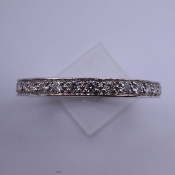 TD8606 "Eternity" 18K White Gold Ring with Diamonds