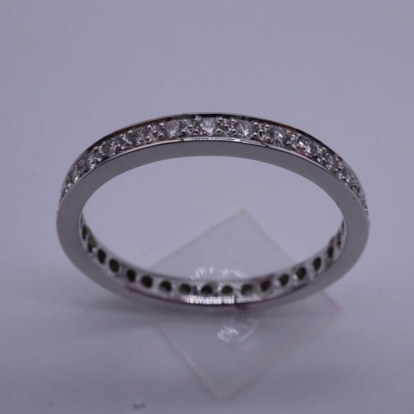 TD8606 "Eternity" 18K White Gold Ring with Diamonds - Image 3