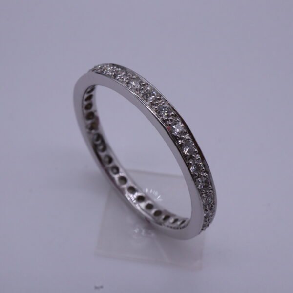TD8606 "Eternity" 18K White Gold Ring with Diamonds - Image 4