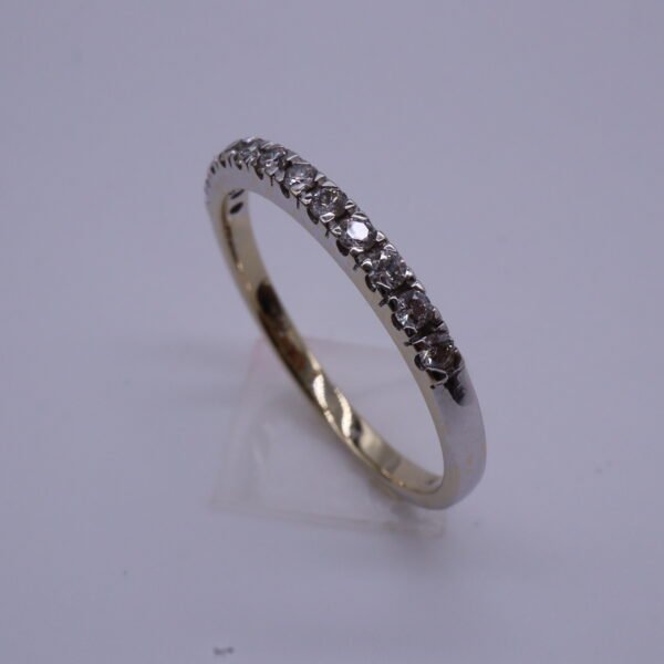 TD8453 "Eternity" 18K Yellow Gold Ring with Diamonds - Image 4